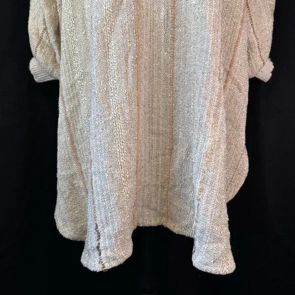 Zonda Nellis Vintage Knit Cardigan 1970s Oversized Cozy Lagenlook Wearable Art M - Picture 12 of 16